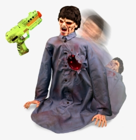 Shotgun Blast Zombie - Water Gun, HD Png Download, Transparent PNG