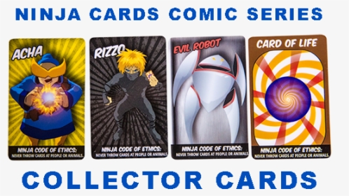 Ninja Cards Comic Series Collector Cards - Graphic Design, HD Png Download, Transparent PNG