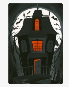 Haunted House Print & Cut File, HD Png Download, Transparent PNG