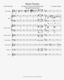 David Glen Eisley Sheet Music For Piano, Trumpet, Guitar, - Sweet Victory Piano Sheet Music, HD Png Download, Transparent PNG