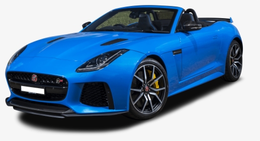 Jaguar F Type Cabrio Blue, HD Png Download, Transparent PNG