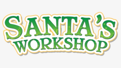 Santa Workshop Logo Png Clipart - Printable Santa's Workshop Sign, Transparent Png, Transparent PNG