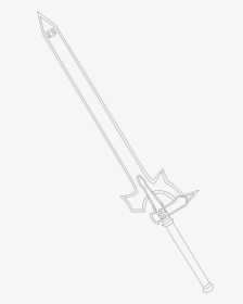 Drawn Sword Elucidator - Technical Drawing, HD Png Download, Transparent PNG