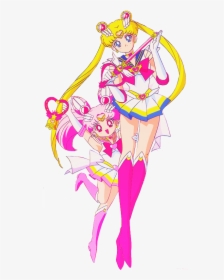 Is Sailor Chibi Moon Too Sexualized - Chibiusa And Sailor Moon, HD Png Download, Transparent PNG