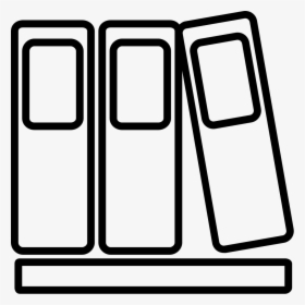 Library Of Three Books Outlines - Books Icon Outline, HD Png Download, Transparent PNG