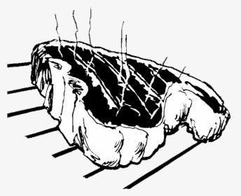 Beef Black And White Clipart , Png Download - Food Clip Art, Transparent Png, Transparent PNG