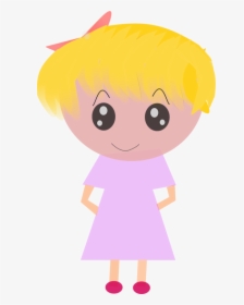 Cartoon Child Drawing Girl Eye, HD Png Download, Transparent PNG