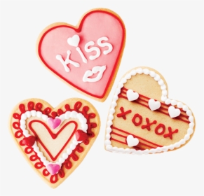 Valentines Season Three Decorated Cookie - Valentines Cookie Decorating Clipart, HD Png Download, Transparent PNG