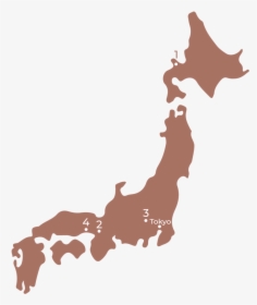 Sin Título-7 Mesa De Trabajo 1 - Japan Map, HD Png Download, Transparent PNG