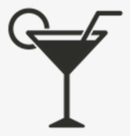 Cocktail Icon - Martini Glass, HD Png Download, Transparent PNG