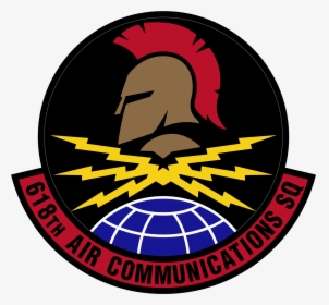 618 Air Communications Squadron Color Emblem - Fighter Squadron, HD Png Download, Transparent PNG