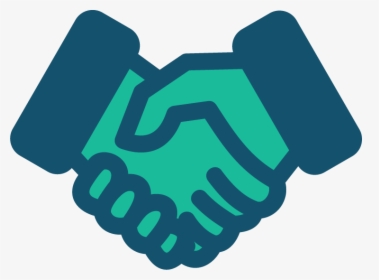Collaborative Shaking Hands - Icon, HD Png Download, Transparent PNG
