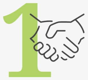 Animation Of Two Hands Shaking Icon - Hand, HD Png Download, Transparent PNG