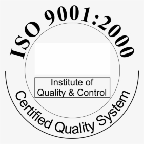 Iso 9001 2000 Logo Black And White - Logo Iso 9001 2000, HD Png Download, Transparent PNG
