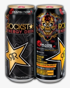Rockstar Energy Drink Gears Of War , Png Download - Gears 5 Rockstar Cans, Transparent Png, Transparent PNG