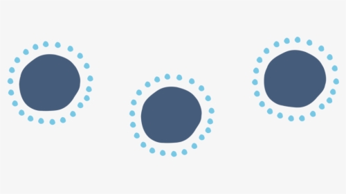 Little Blue Dots Surround Pattern Pattern-01 - Circle, HD Png Download, Transparent PNG