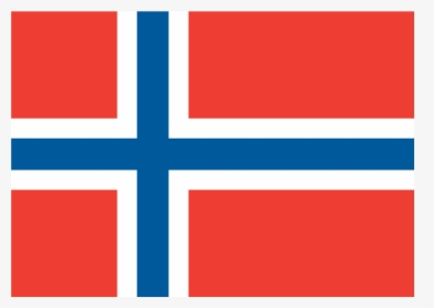 Norwegian - Clipart - Flag With 2 Lines, HD Png Download, Transparent PNG