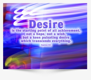This Is The English Version Of Poster Design - Desire Quotes, HD Png Download, Transparent PNG