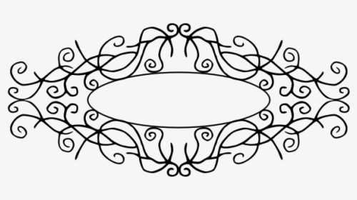 Vector Drawing Of Decorative Title Frame - Clipart Titles, HD Png Download, Transparent PNG