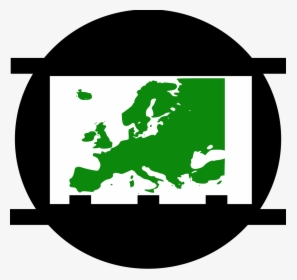 Blank Green Map Of Europe, HD Png Download, Transparent PNG