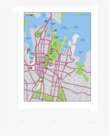 Sydney City Map, HD Png Download, Transparent PNG