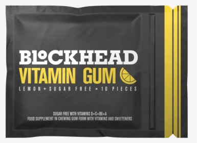 Blockhead Vitamin Gum - Vitamin D Chewing Gum, HD Png Download, Transparent PNG