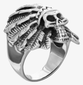 Indian Skull Ring - Pre-engagement Ring, HD Png Download, Transparent PNG