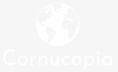Cornucopia Logo White , Png Download - World Map, Transparent Png, Transparent PNG