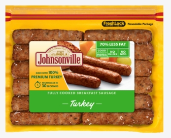 Johnsonville Fully Cooked Turkey Breakfast Sausage, HD Png Download, Transparent PNG