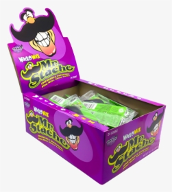 Wack O Wax Mr Stache Chewable Disguise 24 Count Box - Wax Mustache, HD Png Download, Transparent PNG
