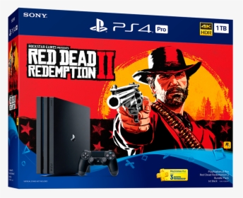 Ps4 Bundle 2018 Red Dead Redemption 2 Bundle Pack 1400px - Ps4 Pro Red Dead Redemption 2 Bundle, HD Png Download, Transparent PNG