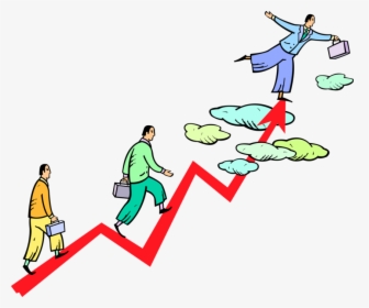 Vector Illustration Of Businessmen Climbing To Top - Team Success Mlm Climb Clipart, HD Png Download, Transparent PNG
