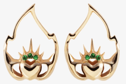 Image Of Liberty Claddagh Earrings - Earrings, HD Png Download, Transparent PNG