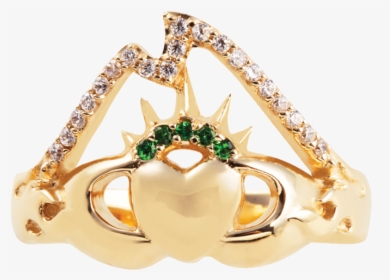 Image Of Liberty Claddagh Ring - Pre-engagement Ring, HD Png Download, Transparent PNG