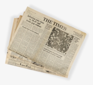 1980 Original Newspapers - Newspaper, HD Png Download, Transparent PNG