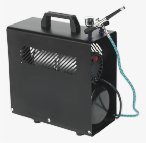Ab9001 With Airbrush - Sealey Airbrush Compressor, HD Png Download, Transparent PNG