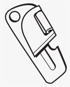 Can Opener Silhouette - Sketch, HD Png Download, Transparent PNG