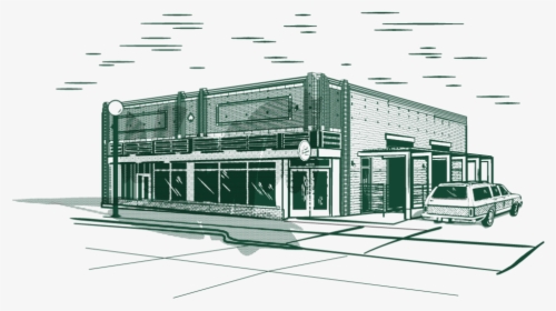 Tennyson Building Sketch - Architecture, HD Png Download, Transparent PNG