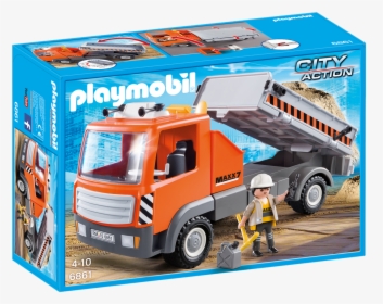 Flatbed Workman S Truck - Camion Chantier Playmobil, HD Png Download, Transparent PNG