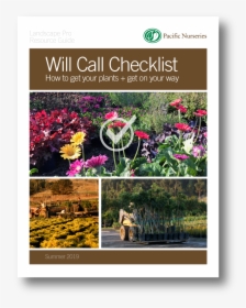 Will Call Checklist - Botanical Garden, HD Png Download, Transparent PNG