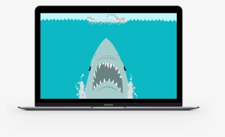 Sharkweek Laptop - Led-backlit Lcd Display, HD Png Download, Transparent PNG