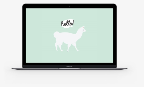 Alpaca Laptop - Llama, HD Png Download, Transparent PNG