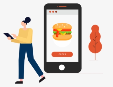 Food Delivery Software Slider1 - Online Money Earning Apps, HD Png Download, Transparent PNG