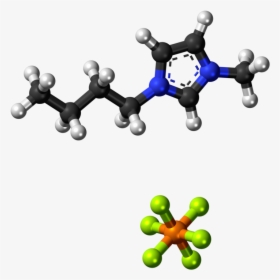 1 Butyl 3 Methylimidazolium Hexafluorophosphate, HD Png Download, Transparent PNG