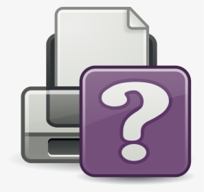 This Free Icons Png Design Of Print Question Icon - Icon, Transparent Png, Transparent PNG