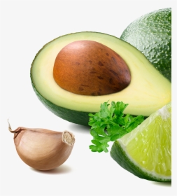 Ingredients For Guacamole, Including Avocado, Lime, - Avocado, HD Png Download, Transparent PNG