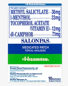 Salonpas Price Rose Pharmacy, HD Png Download, Transparent PNG