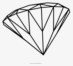 Jewel Coloring Page - Triangle, HD Png Download, Transparent PNG