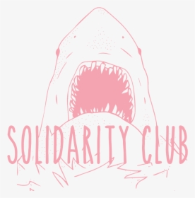 Solidarity Club Records Diy Label - Great White Shark, HD Png Download, Transparent PNG