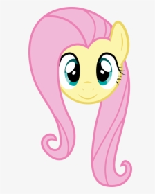 My Little Pony Fluttershy Big Face Clipart Svg Transparent - Fluttershy Face, HD Png Download, Transparent PNG